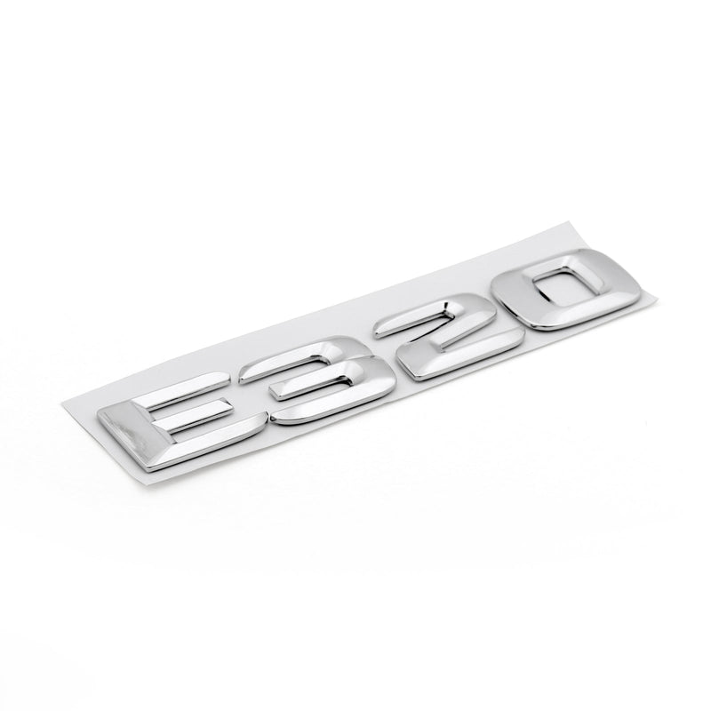 Auto Trunk Heck Emblem Abzeichen Buchstaben E320 für W124 W210 W211 E320 Chrom
