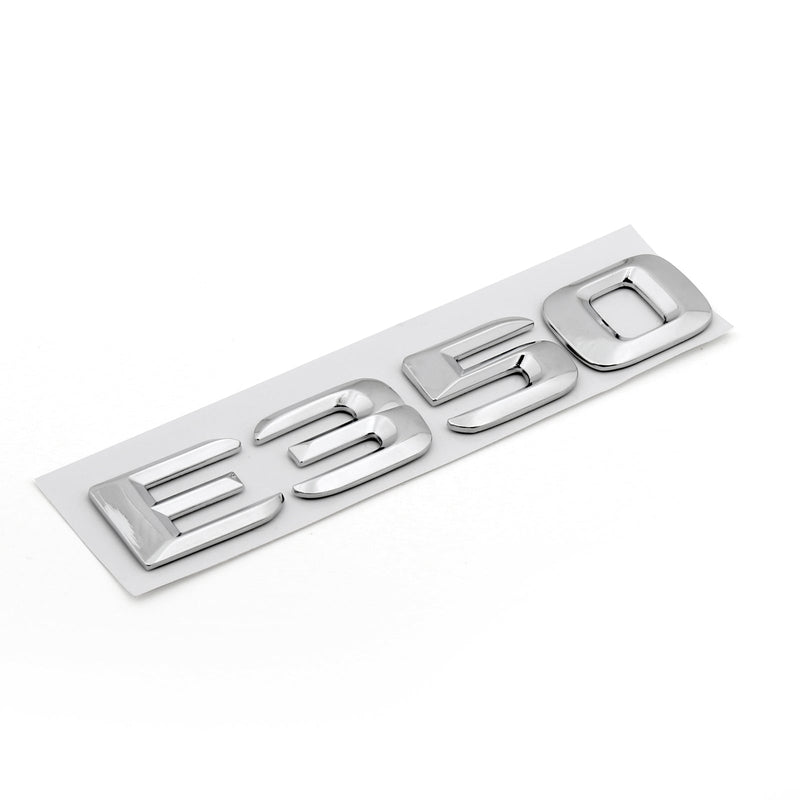 Bilbagasjerom bakre emblem Merkebokstaver E350 for E350 E-klasse krom