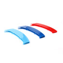 Calcomanía con Clip a rayas para cubierta de barra de radiador, Color M, para BMW Serie 1, E87, 2004-2011