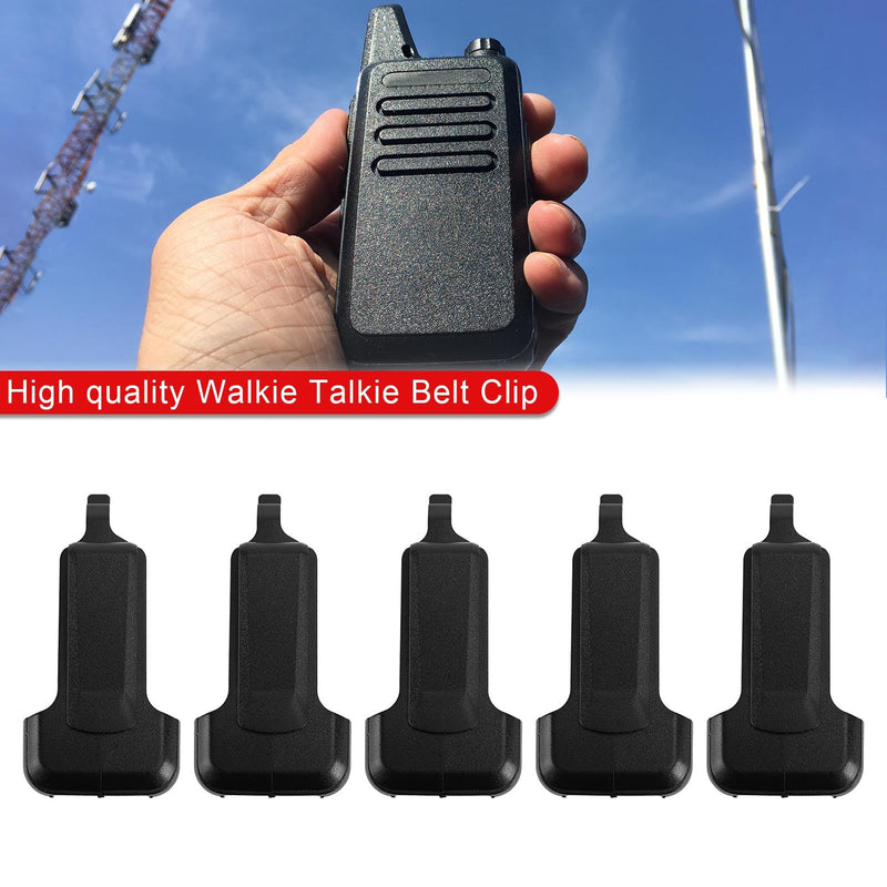 1x/5x Zs-B1 Clip De Bolsillo Trasero Clip De Cinturón Adecuado Para Walkie Talkie Kd C1/C2 Rt22 Rt622