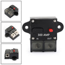 300A Amp Manuell Tilbakestill Inline Circuit Breaker Sikring Terminal Block Marine Auto