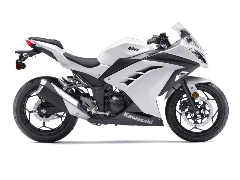 Owiewki 2013-2017 Tworzywa sztuczne Kawasaki Ninja 300R EX300R White Ninja Racing Generic