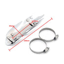 Universal-Motorrad-Auspuffrohr-Hitzeschild-Abdeckung Fersenschutz-Schutz Generic