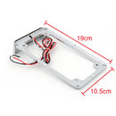 Univerzální rám na poznávací značku pro motocykly se 3 LED diodami a zadním brzdovým světlem LED Generic