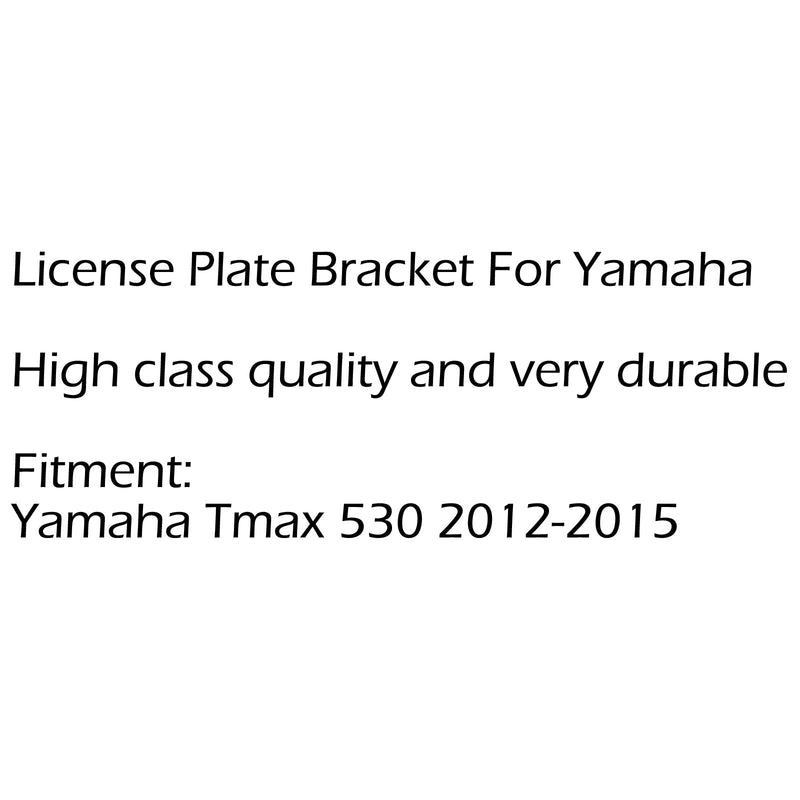 Suporte de placa de licença Fender para 2012-2015 Yamaha Tmax 530