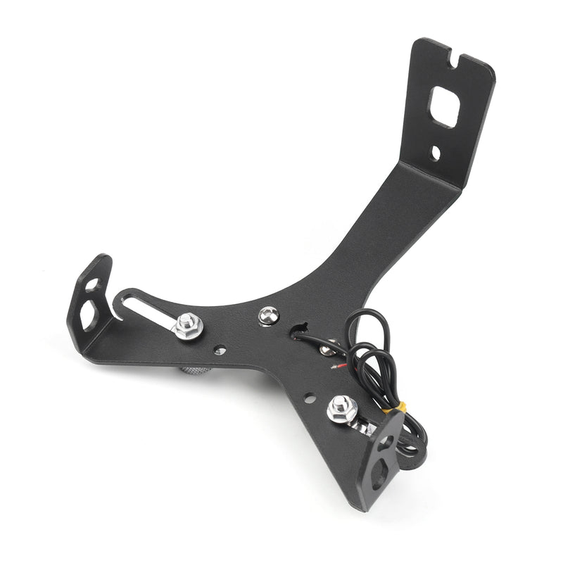 Blk aluminiumslegering motorsykkel nummerskilt holder brakett for Ducati 848/1098 generisk