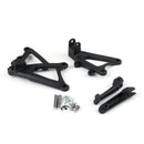 Front Fodstøtte Holder Driver Fodstøtte Holder Sæt til Yamaha YZF R1 2009-2011 Sort Generisk