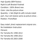 Vordere Fahrer- oder hintere Beifahrer-Fußrasten Fußraste für Yamaha R1 R6 98-12 R6S Generic
