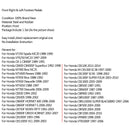 Podnóżki podnóżki przód dla Honda VT250 MC20 CB 400 500 600F 750F 1000F CBR