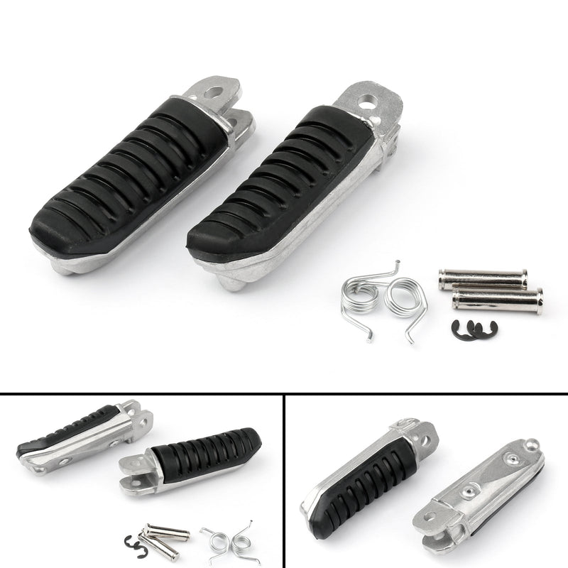 F/R Apoio para os pés Pedais Pegs para Suzuki GSXR600 GSX-R GSX 750 1000 GSF600 Genérico