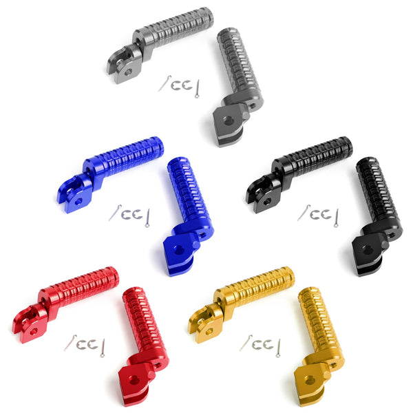 CNC Front Foot Pegs For SUZUKI GSXR 600 750 1000 HONDA CBR300R CBR600RR