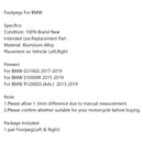 CNC stupačky stupačky pro BMW G310GS 17-19 S1000XR 15-19 R1200GS (Adv.) 13-19 Generic