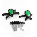 Almofadas de colisão CNC esquerda direita para Suzuki GSXR 600/750 2006-2012 Genérico