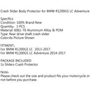 Heckantriebsgehäuse Kardan Crash Slider Protector für BMW R1200GS LC ADV 13-17 Generic