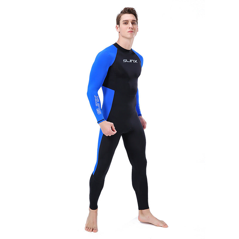 Ultra-dünner Neoprenanzug Ganzkörper Super Stretch Taußhanzug Schwimmen Surf Schnorcheln