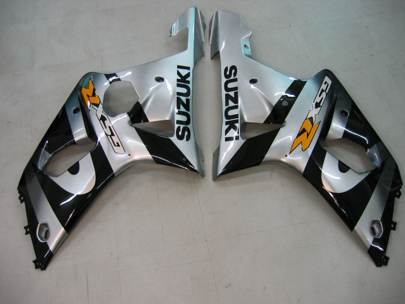 Fairings 2000-2002 Suzuki GSXR 1000 Silver & Black Generic