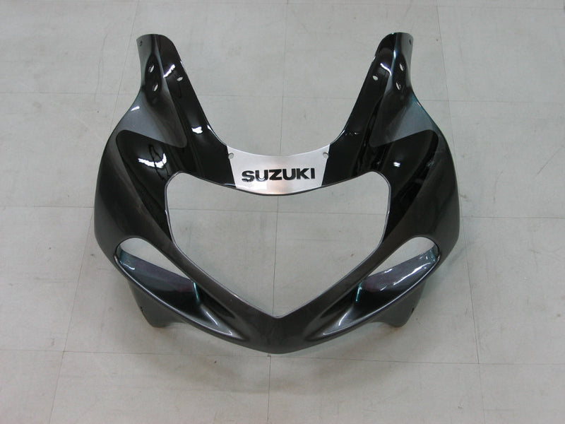 Fairings 2000-2002 Suzuki GSXR 1000 Silver & Black Racing Generic