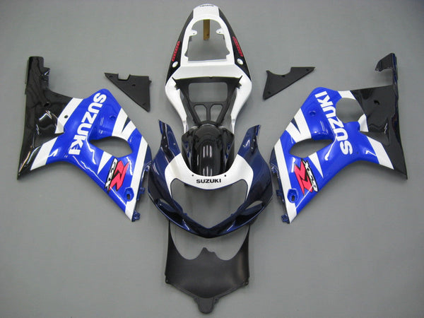 Verkleidungen 2000-2002 Suzuki GSXR 1000 Blau Weiß Schwarz GSXR Generic