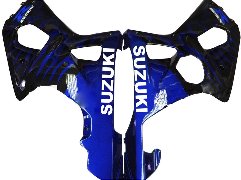 Fairings 2000-2002 Suzuki GSXR 1000 Black & Blue Flame Racing Generic