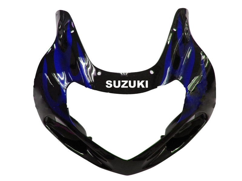 Fairings 2000-2002 Suzuki GSXR 1000 Black & Blue Flame Racing Generic