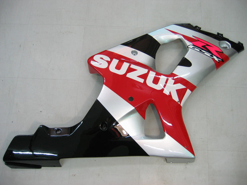 Carenagens 2000-2002 Suzuki GSXR 1000 Preto e Vermelho GSXR Genérico