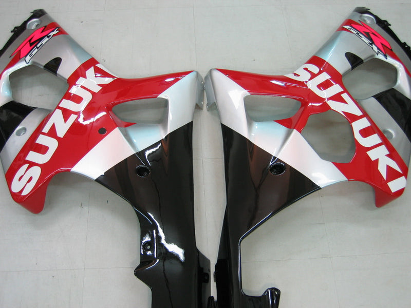 Carenados 2000-2002 Suzuki GSXR 1000 Negro y Rojo GSXR Genérico