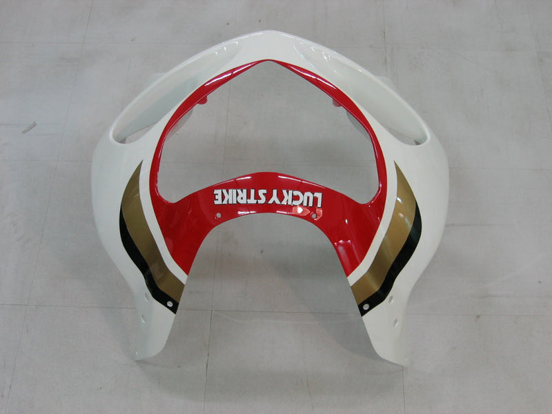 Fairings 2000-2002 Suzuki GSXR 1000 White & Red Lucky Strike Racing Generisk