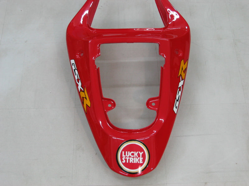 Carenados 2000-2002 Suzuki GSXR 1000 Blanco y Rojo Lucky Strike Racing Genérico