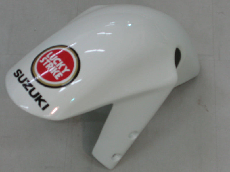 Carenados 2000-2002 Suzuki GSXR 1000 Blanco y Rojo Lucky Strike Racing Genérico