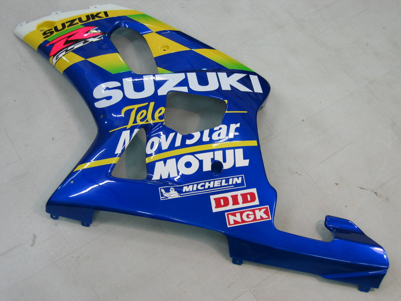 Fairings 2000-2002 Suzuki GSXR 1000 Blue Movistar Racing Generic