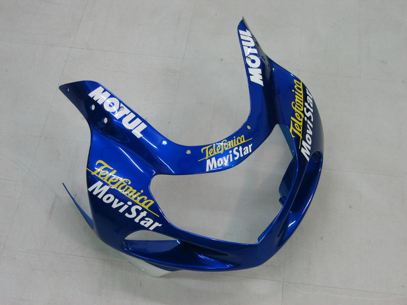 Fairings 2000-2002 Suzuki GSXR 1000 Blue Movistar Generic