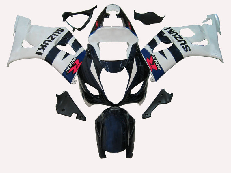 Fairings 2003-2004 Suzuki GSXR 1000 White & Blue GSXR Generic