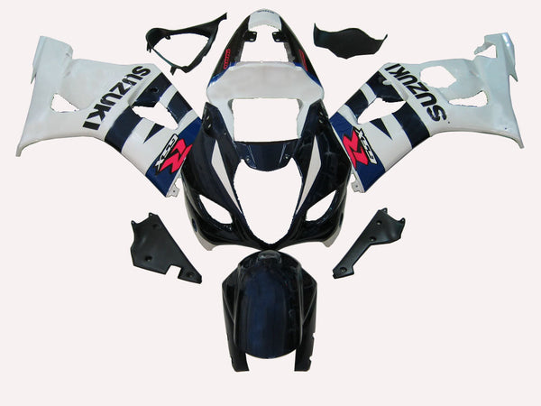 Fairings 2003-2004 Suzuki GSXR 1000 White & Blue GSXR Racing Generic