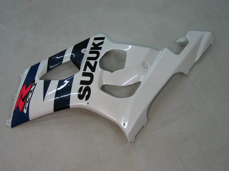 Carenados 2003-2004 Suzuki GSXR 1000 Blanco y Azul GSXR Racing Generic