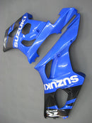 For GSXR1000 2003-2004 Bodywork Fairing Black Blue ABS Injection Molded Plastics Set