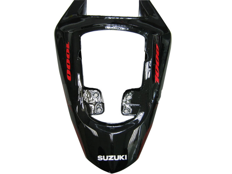 Carenagens 2003-2004 Suzuki GSXR 1000 Preto e Vermelho Flame Genérico