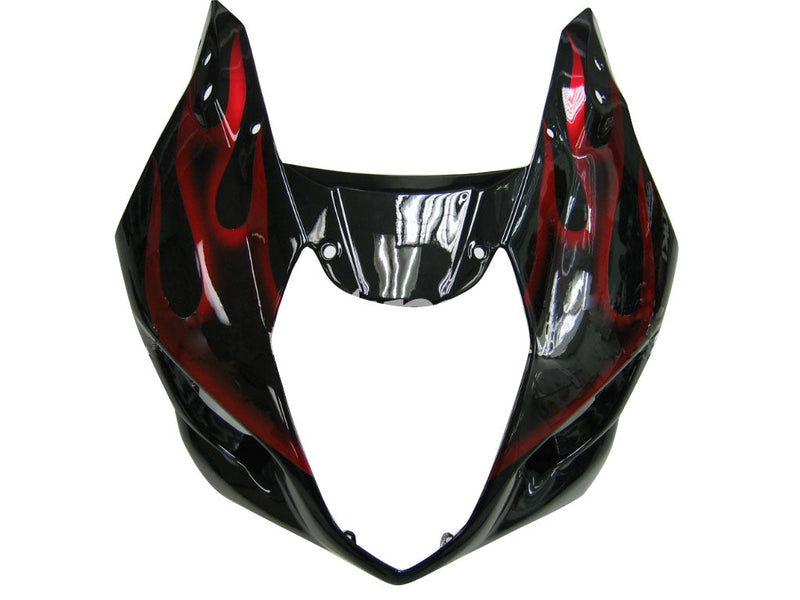 Owiewki 2003-2004 Suzuki GSXR 1000 Black & Red Flame Racing Generic