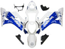 Carenagens 2003-2004 Suzuki GSXR 1000 Branco e Azul Jordan Racing Genérico