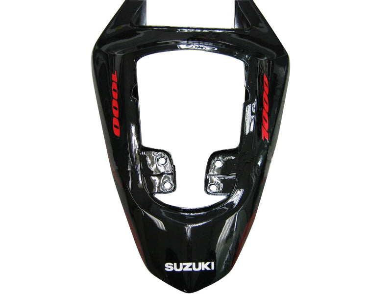 Carenagens 2003-2004 Suzuki GSXR 1000 Black &amp; Red Flame Suzuki Racing Generic