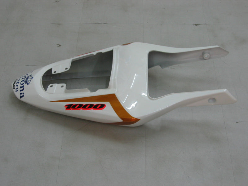 Carenados 2003-2004 Suzuki GSXR 1000 Amarillo y Blanco Corona Genérico