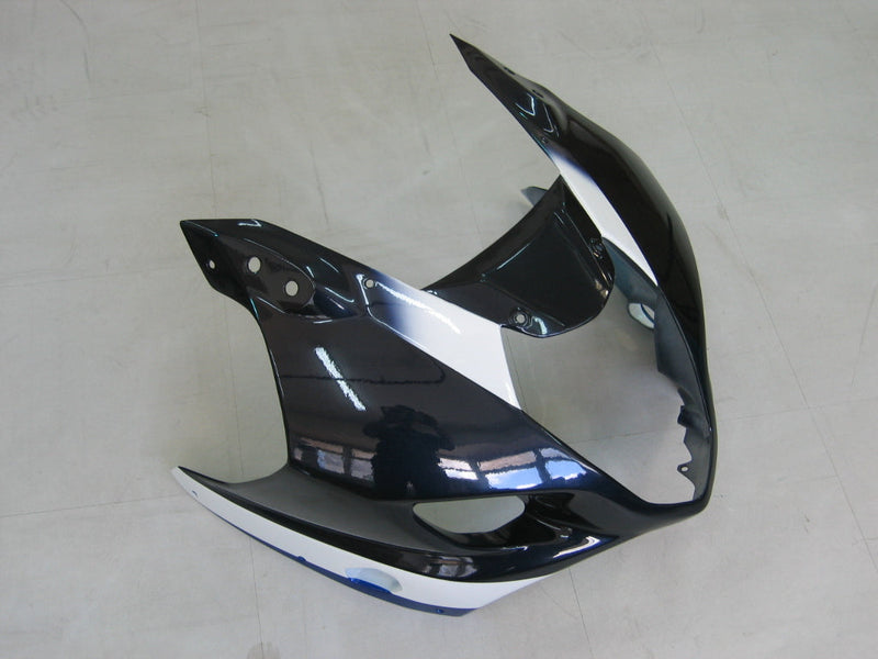 Fairings 2003-2004 Suzuki GSXR 1000 Svart Blå Hvit GSXR Racing Generisk