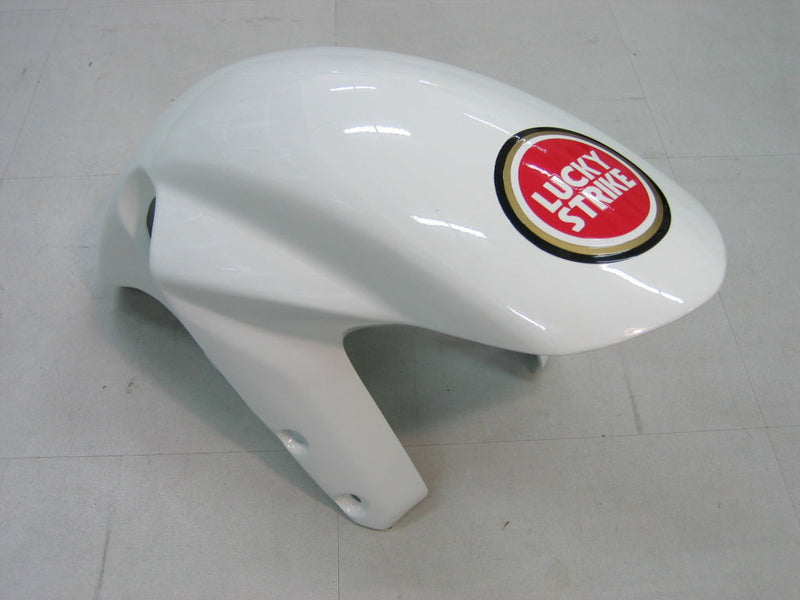 Carenados 2003-2004 Suzuki GSXR 1000 Blanco y Rojo Lucky Strike Genérico