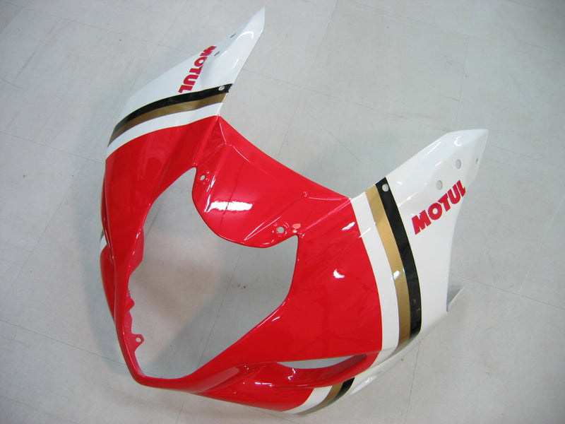 Carenados 2003-2004 Suzuki GSXR 1000 Blanco y Rojo Lucky Strike Genérico