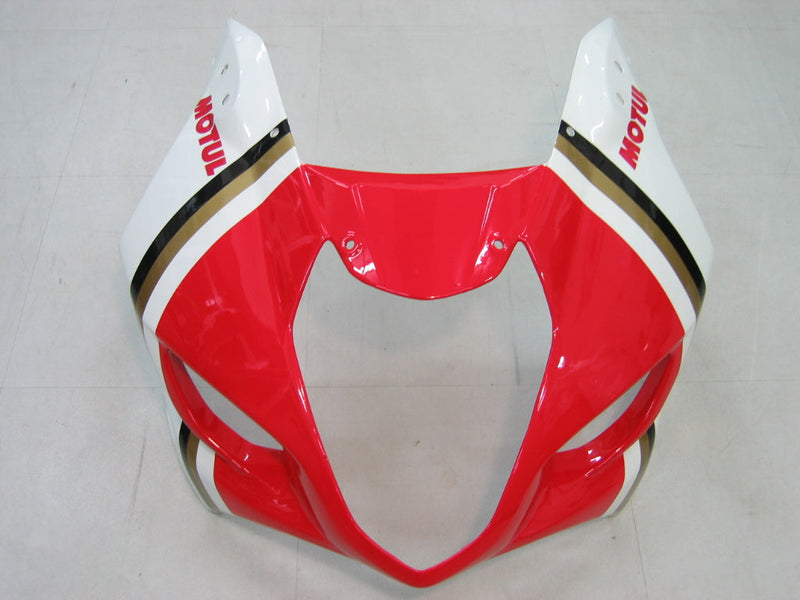 Carenados 2003-2004 Suzuki GSXR 1000 Blanco y Rojo Lucky Strike Genérico