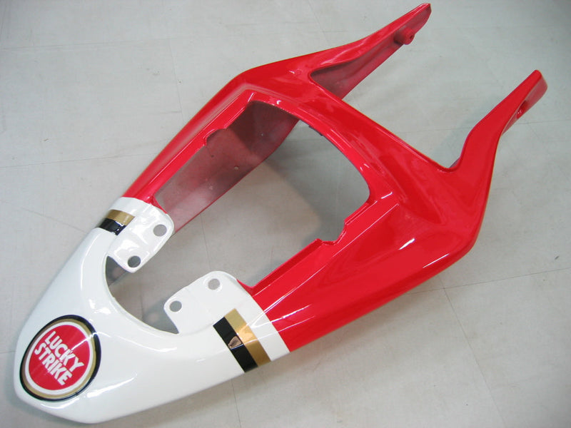 Fairings 2003-2004 Suzuki GSXR 1000 White & Red Lucky Strike Generic