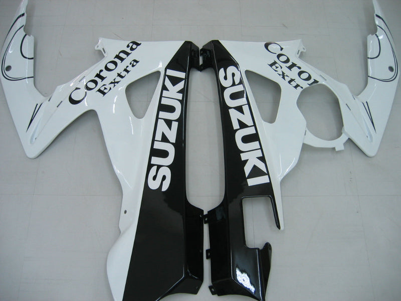 For GSXR1000 2005-2006 Bodywork Fairing White Black ABS Injection Molded Plastics Set