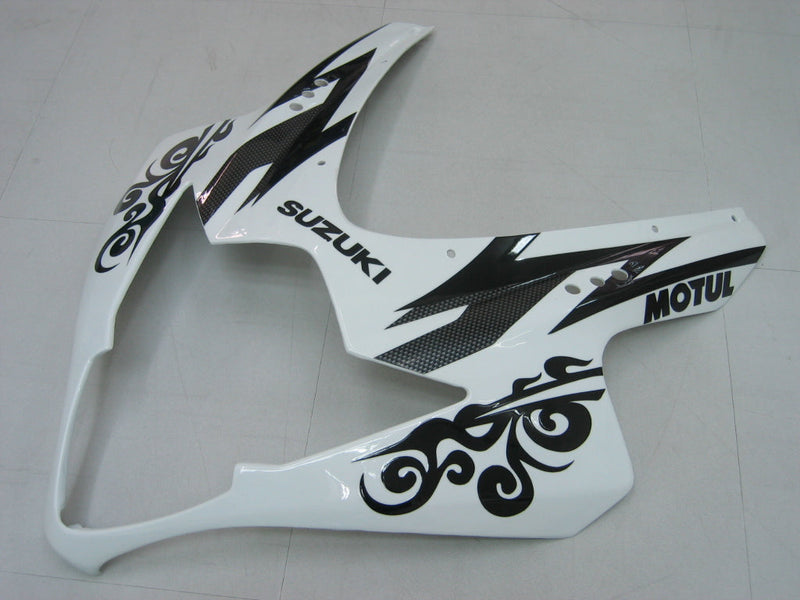 Fairings 2005-2006 Suzuki GSXR 1000 Vit Svart Alstare Generic