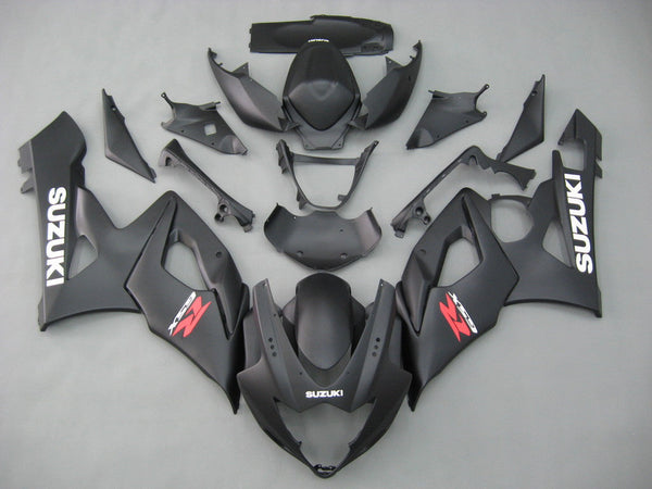 Carenados 2005-2006 Suzuki GSXR 1000 Negro Mate GSXR Genérico