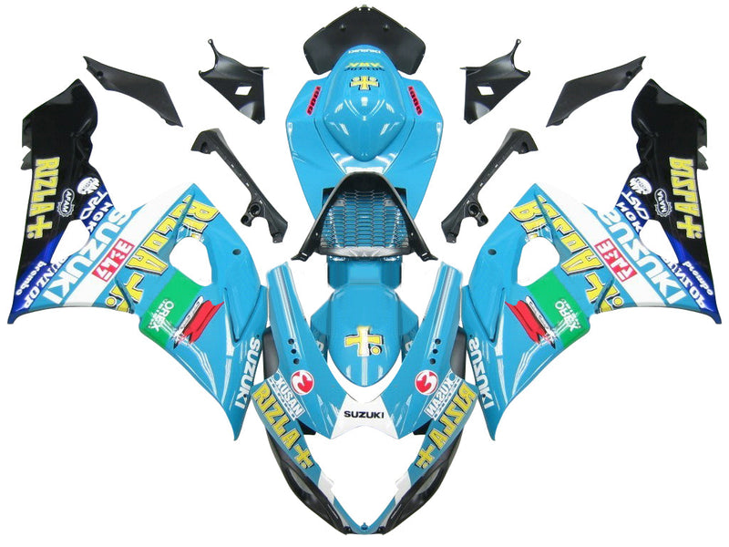 For GSXR1000 2005-2006 Bodywork Fairing Blue ABS Injection Molded Plastics Set