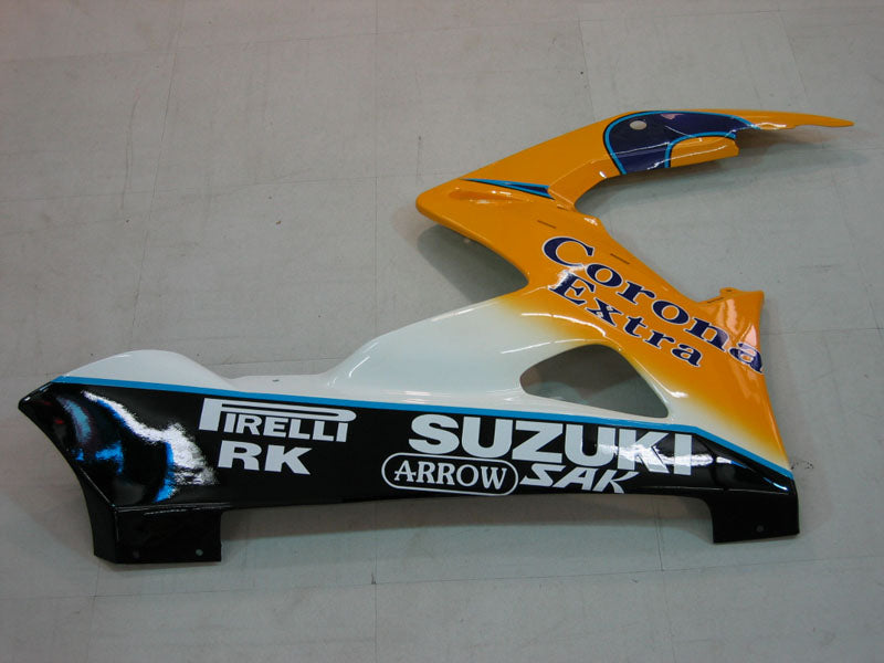 Fairings 2005-2006 Suzuki GSXR 1000 Blå Gul Alstare Corona Racing Generisk